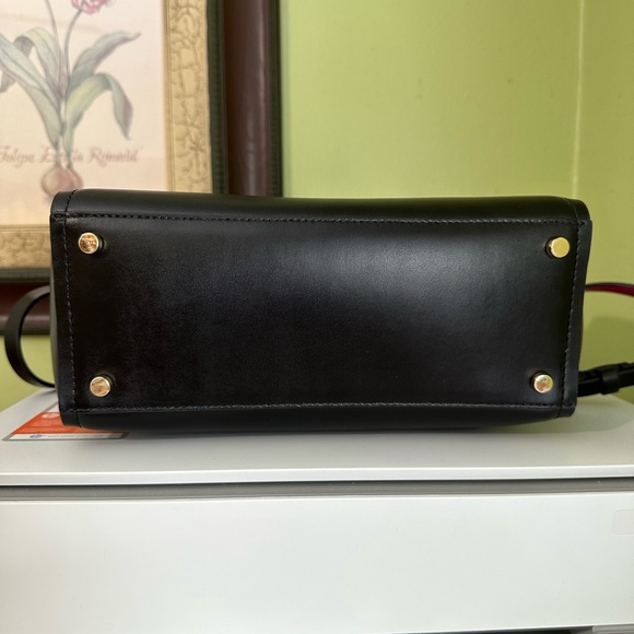 ♥️♠️ KATE SPADE ♣️♥️ARBOUR HILL CHARLINE CROSSBODY HANDBAG BLACK AND PINK - Picture 13 of 15